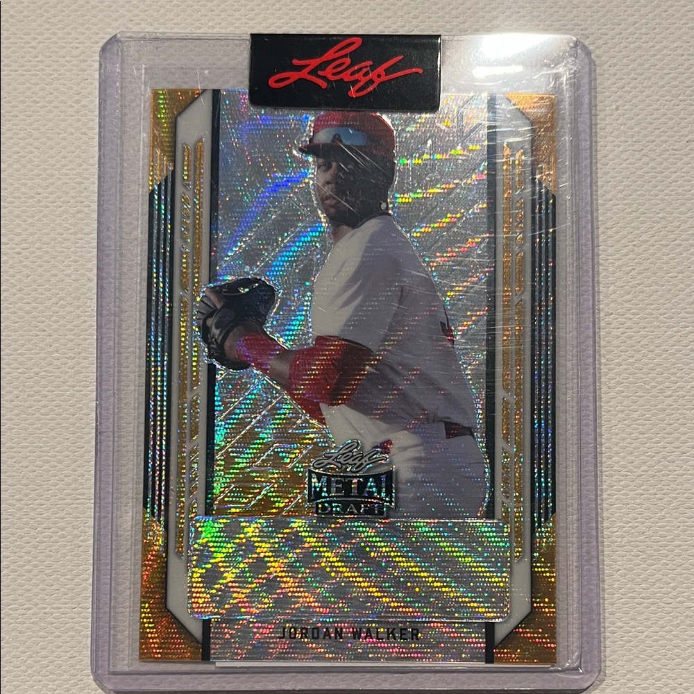 2021 Leaf Metal Draft GOLD 1/1 STL Cardinals Jordan Walker Sealed unsigned Proof